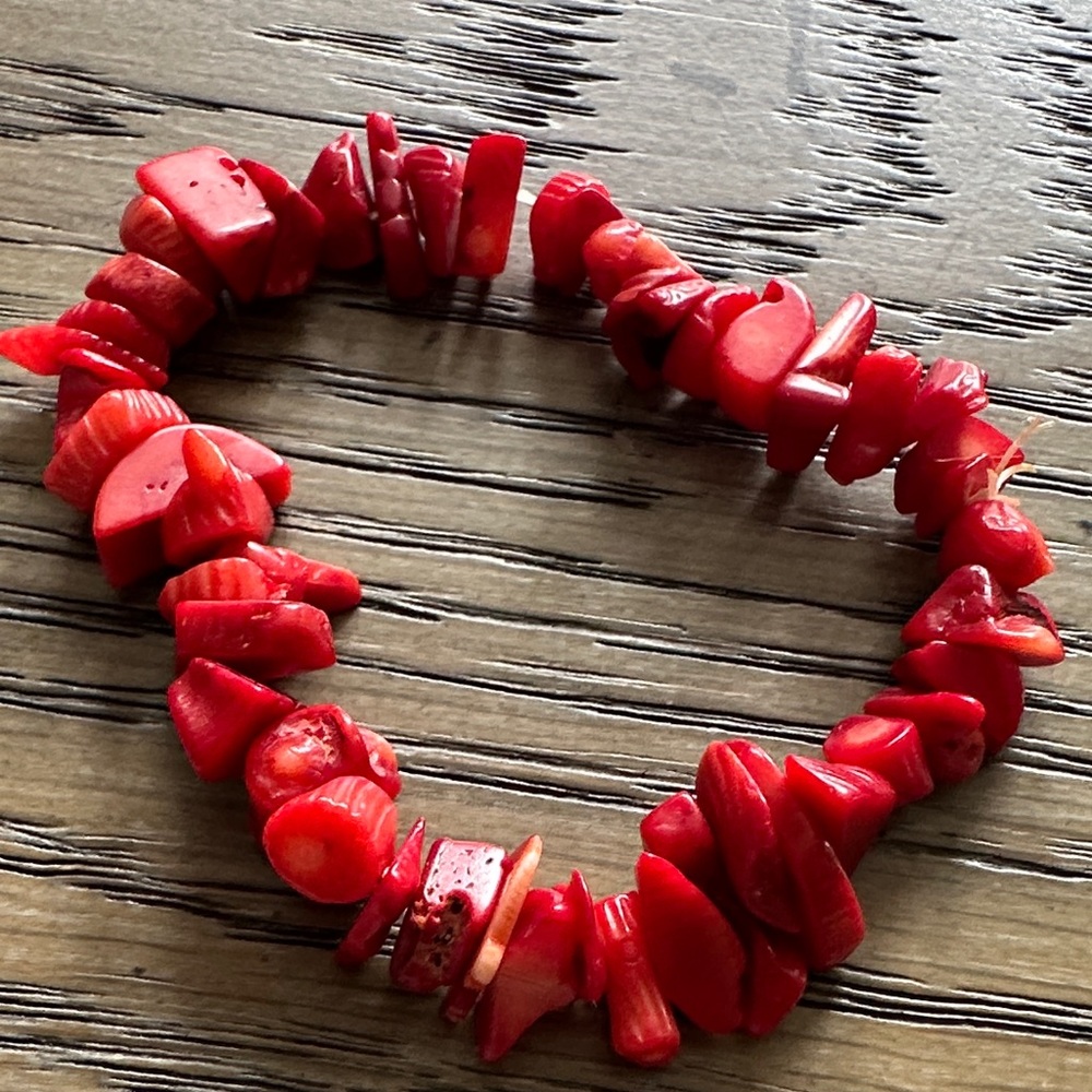 Colorful Stone Chip Bracelets Set - Picture 6 of 9